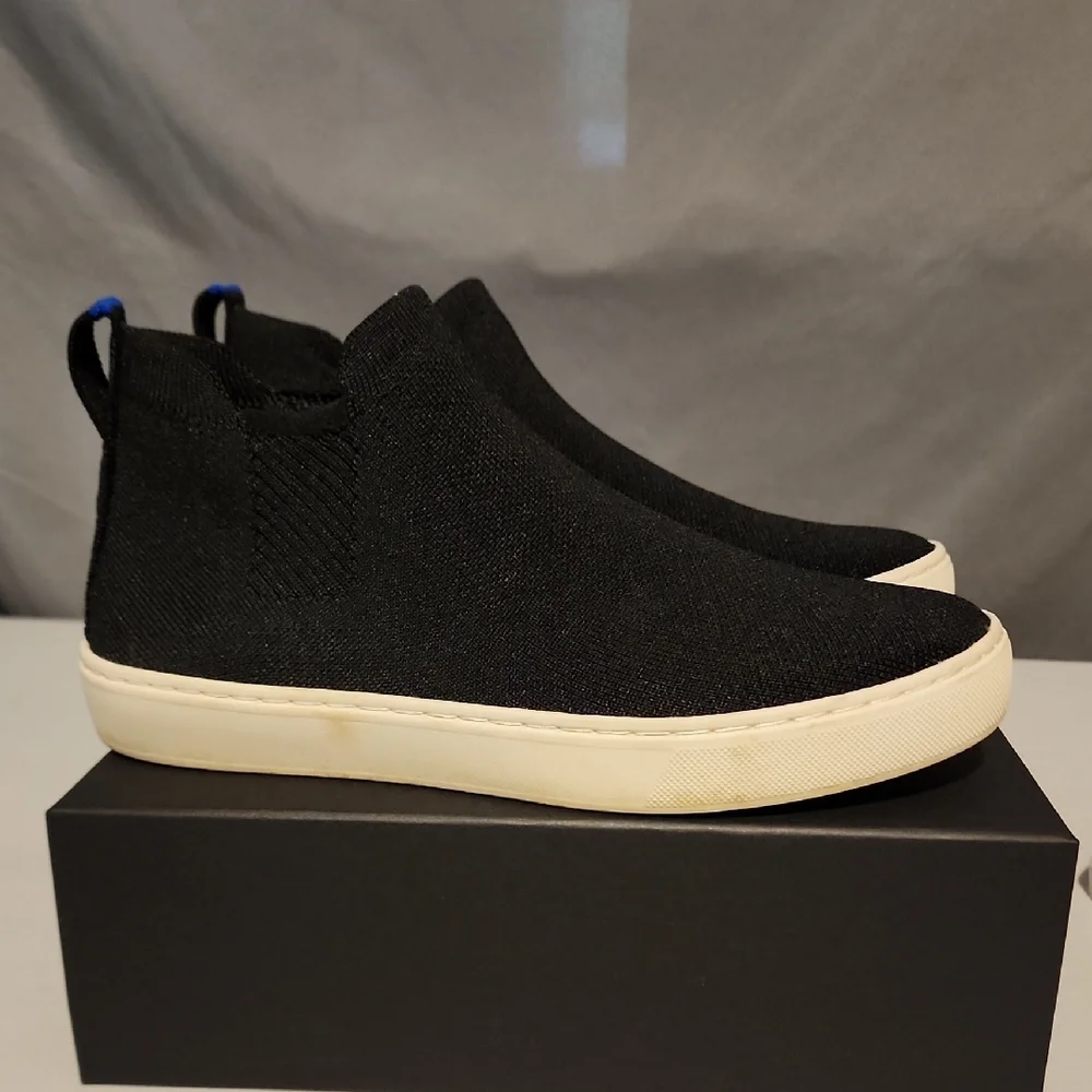 Rothy's Black Knit Slip-On Sneakers - Picture 5 of 8